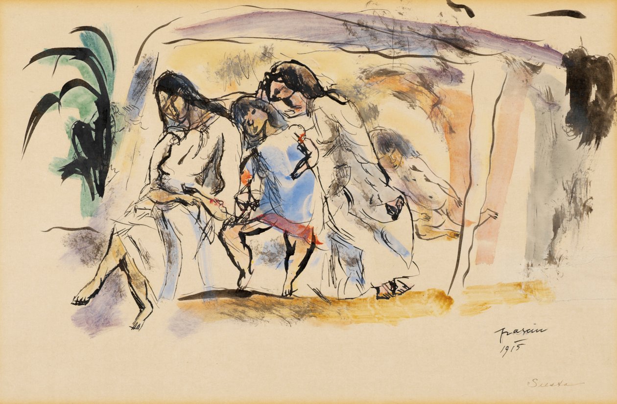 Szieszta alkotó: Jules Pascin