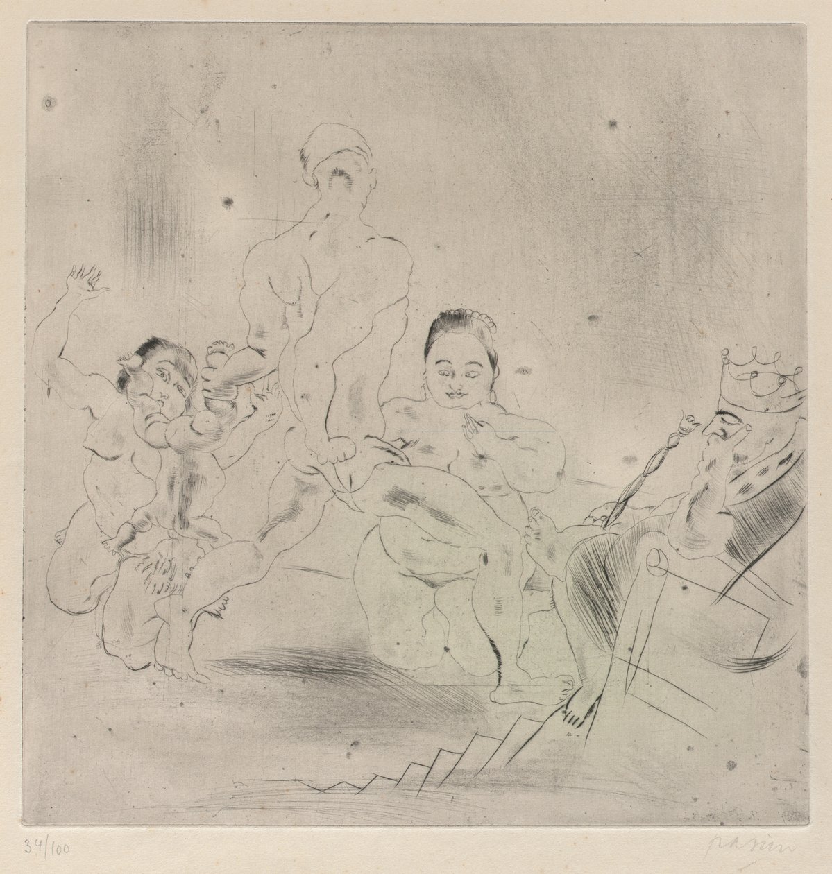 Salamon ítélete alkotó: Jules Pascin