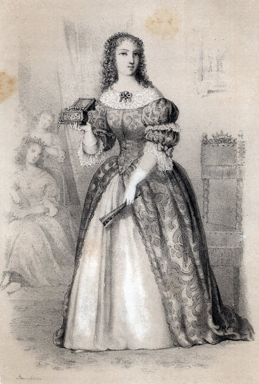 Anne Marie de La Tremoille, az Ursin hercegnő (1642-1722) portréja alkotó: Jules and Raunheim Hermann David