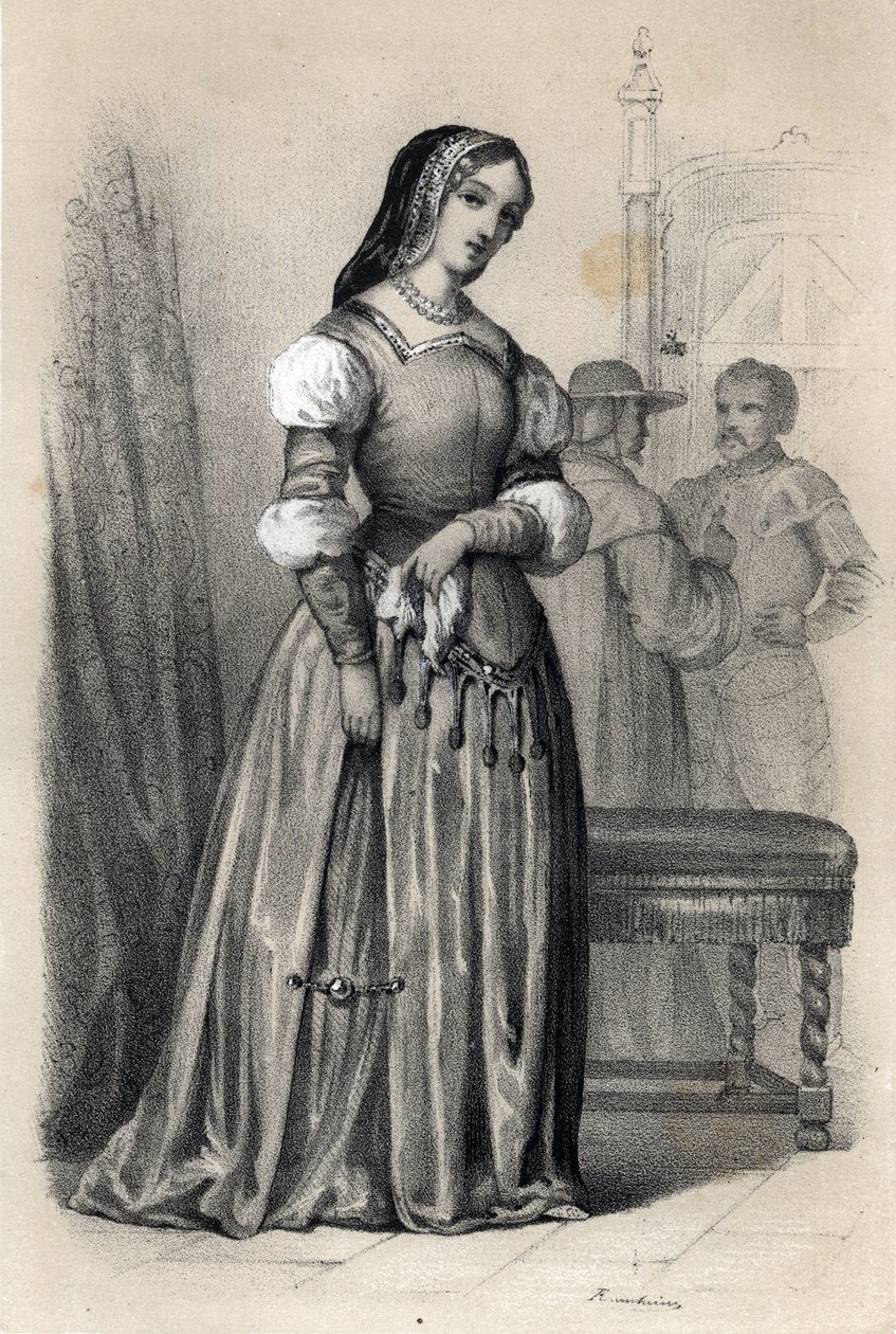 Catherine Sforza portréja (Caterina) alkotó: Jules and Raunheim Hermann David