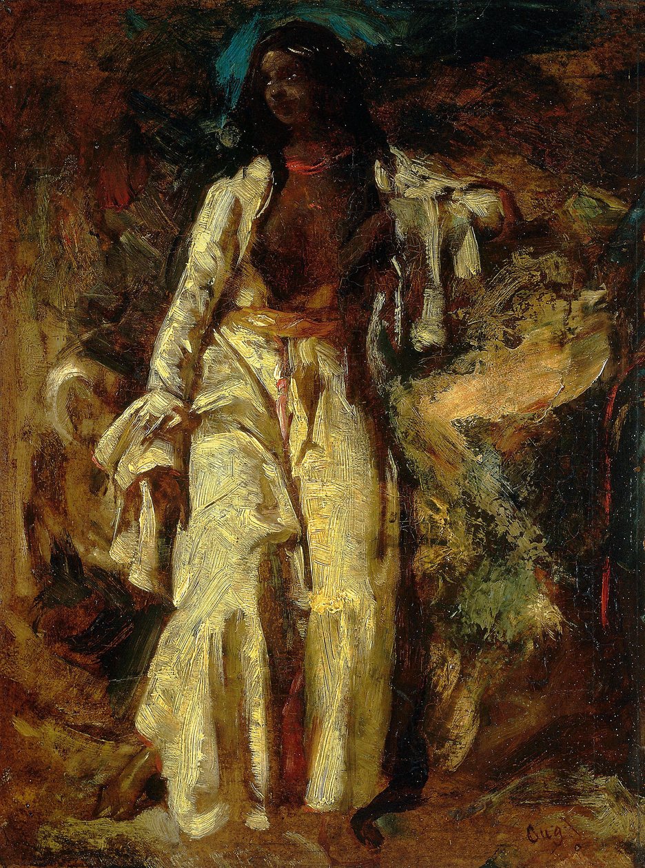 Núbiai nő alkotó: Jules Robert Auguste