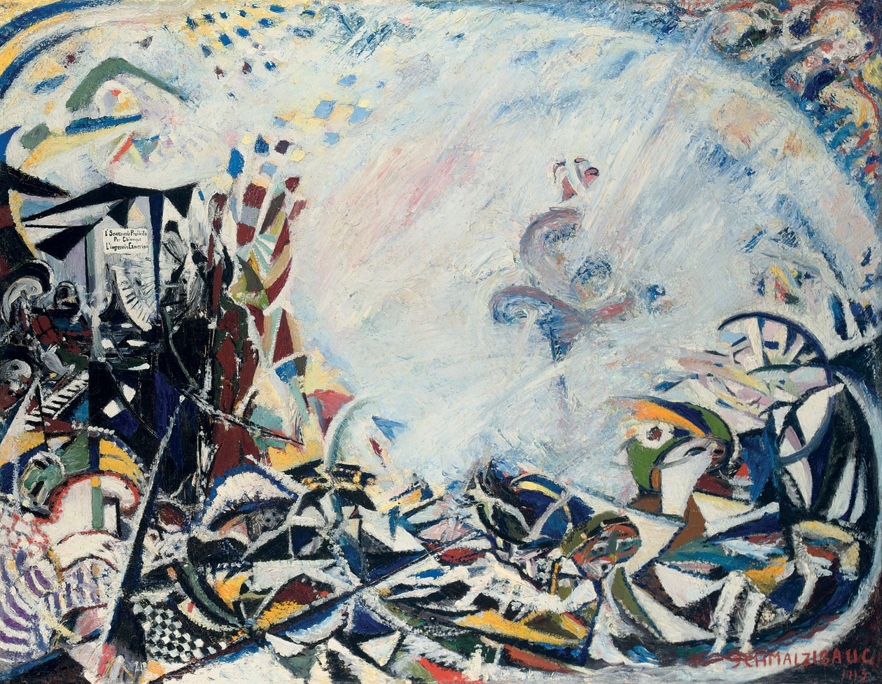 A tánc dinamikája; A tánc dinamikája, 1913 alkotó: Jules Schmalzigaug