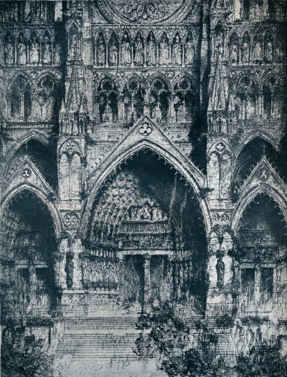 La Cathedrale dAmiens, XX. század alkotó: Jules de Bruycker