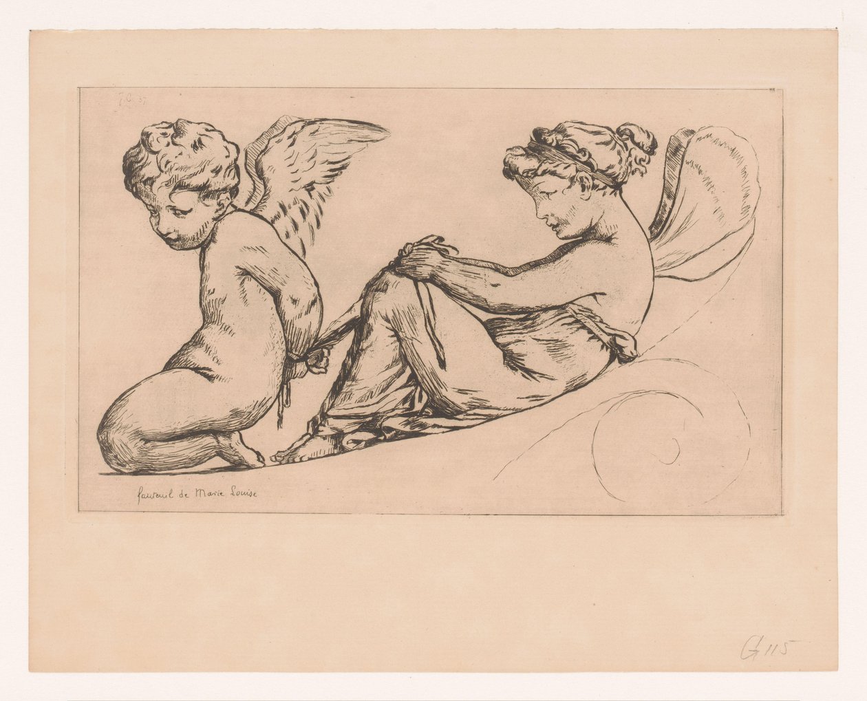 Psyche ketent Amor alkotó: Jules de Goncourt