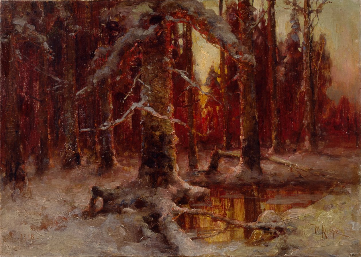 Közeledik az este, 1918 alkotó: Juli Julievich Klever