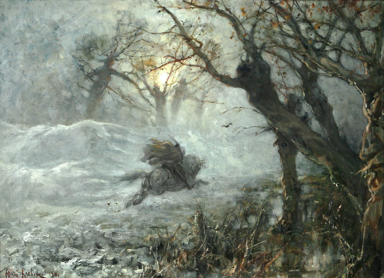 Az erdők királya, 1887 körül alkotó: Juli Julievich Klever