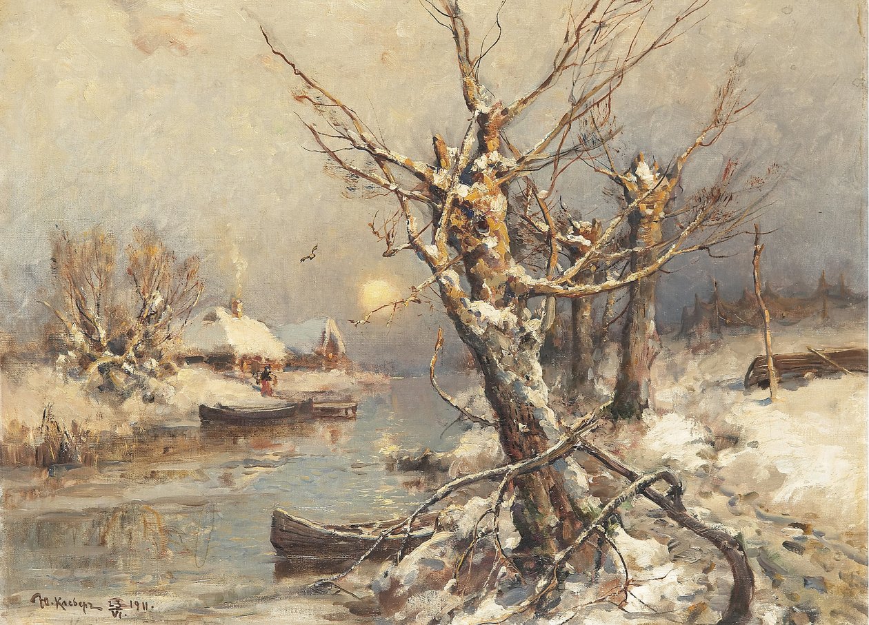 Téli nap, 1911 alkotó: Juli Julievich Klever