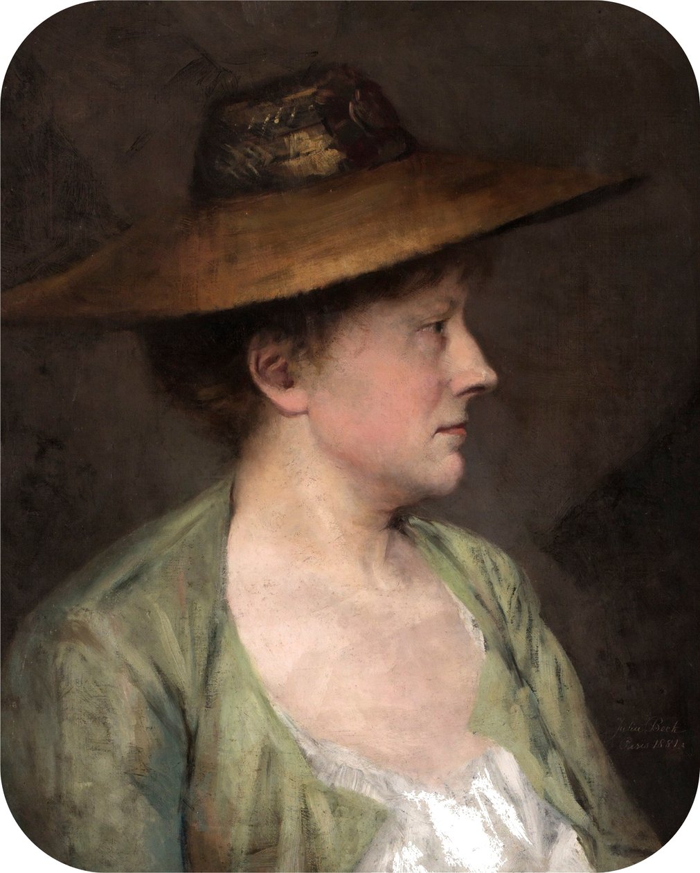Egy nő portréja alkotó: Julia Beck