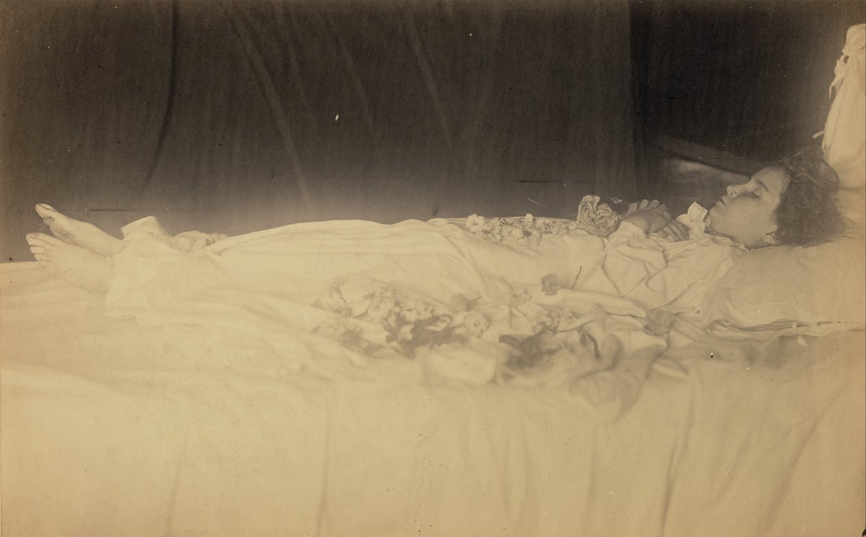 (Egy halott gyermek tanulmánya) alkotó: Julia Margaret Cameron