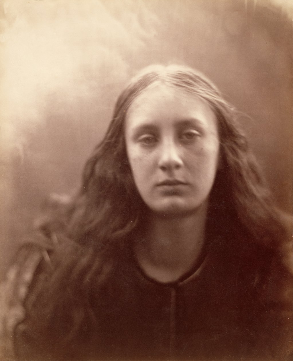 Christabel, May Prinsep portréja, 1867 körül alkotó: Julia Margaret Cameron