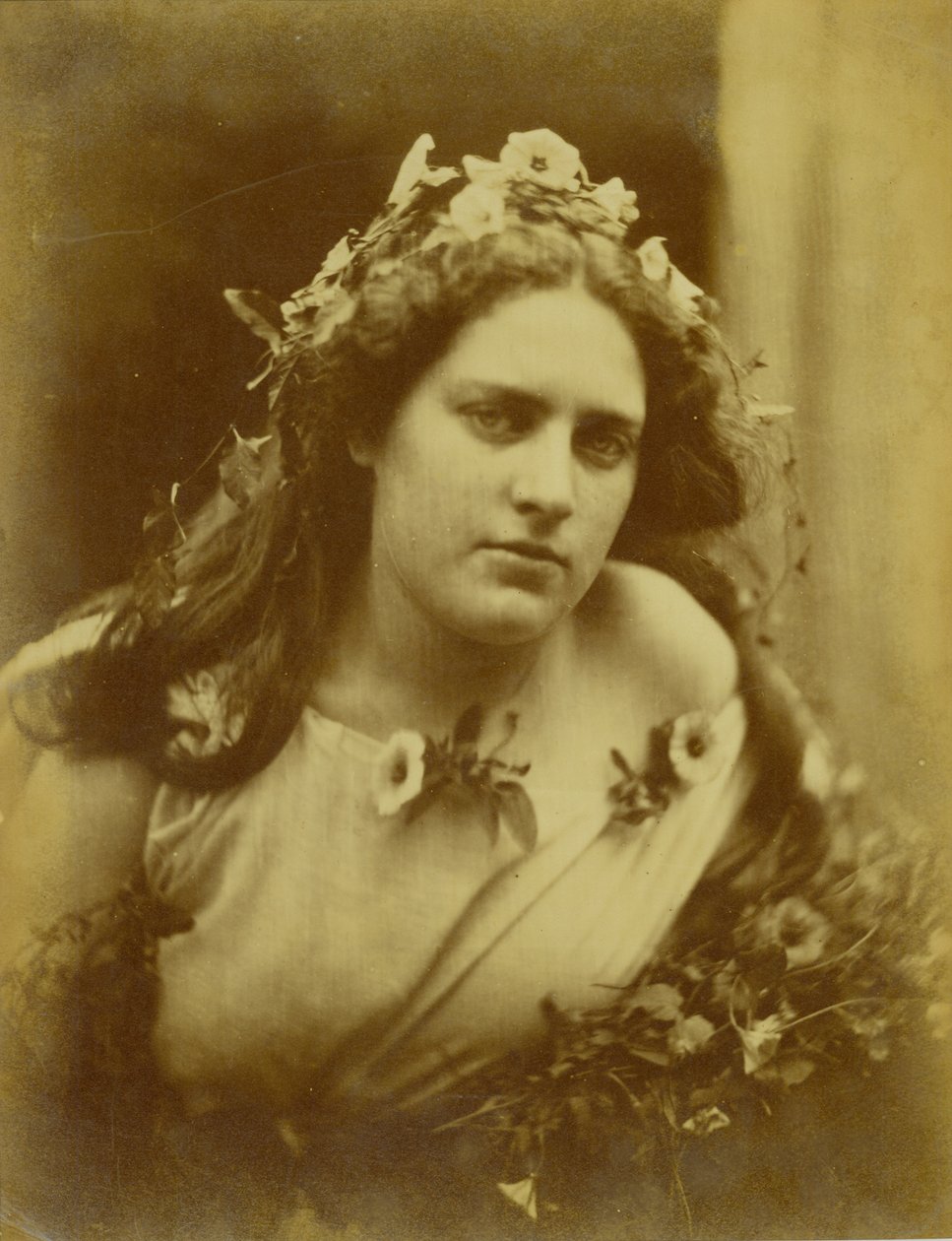 Cylene Wilson, 1867 körül (albumnyomat) alkotó: Julia Margaret Cameron