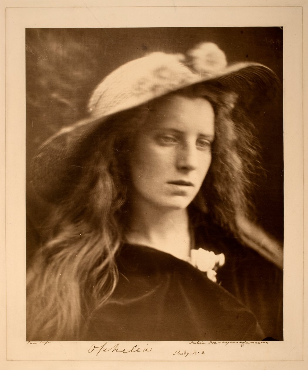 Ophelia -tanulmány 2 alkotó: Julia Margaret Cameron