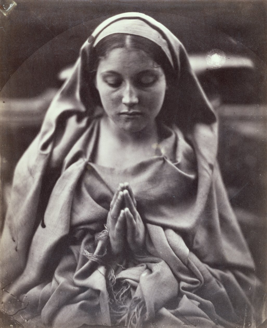 Szent Ágnes (albumnyomat) alkotó: Julia Margaret Cameron