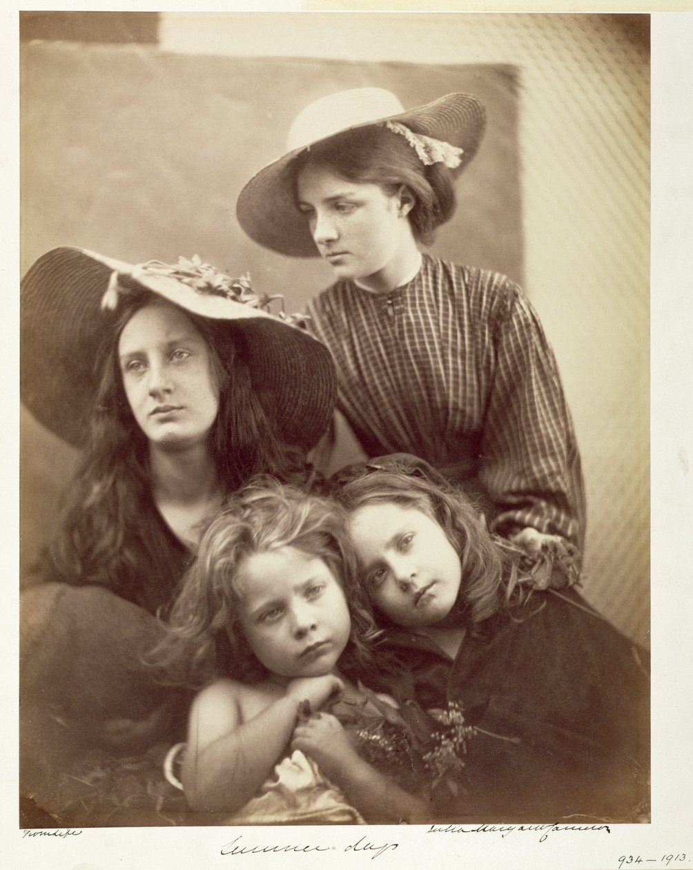 Nyári napok, 1866 körül (albuminnyomat kollódium-negatívról üvegre) alkotó: Julia Margaret Cameron