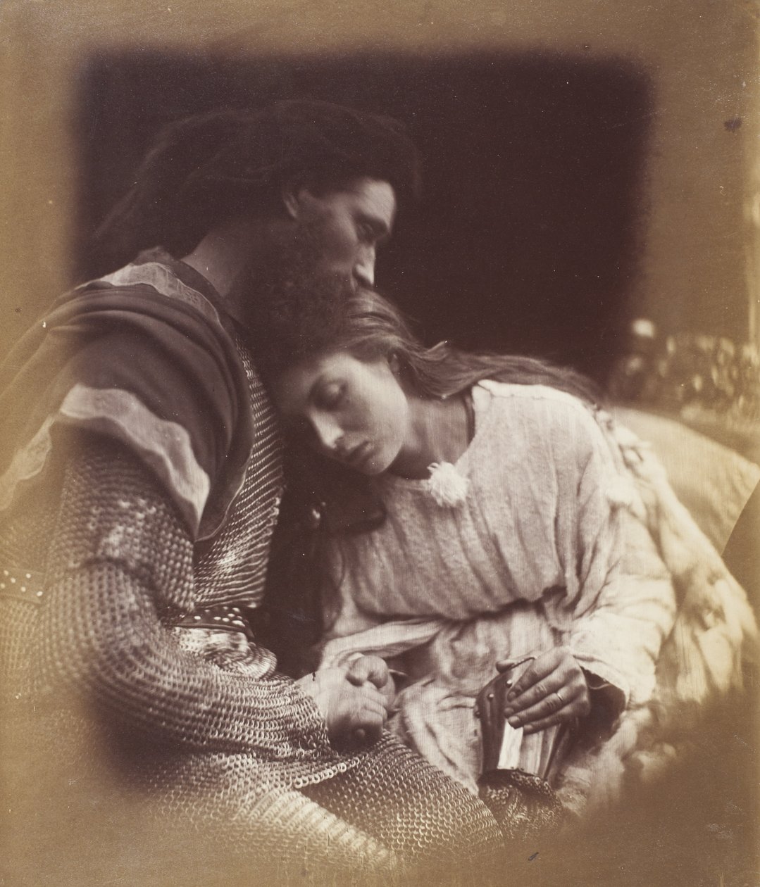 Sir Lancelot és Guinevere királynő búcsúja alkotó: Julia Margaret Cameron
