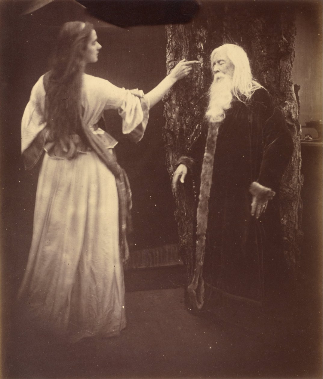 Vivien és Merlin alkotó: Julia Margaret Cameron