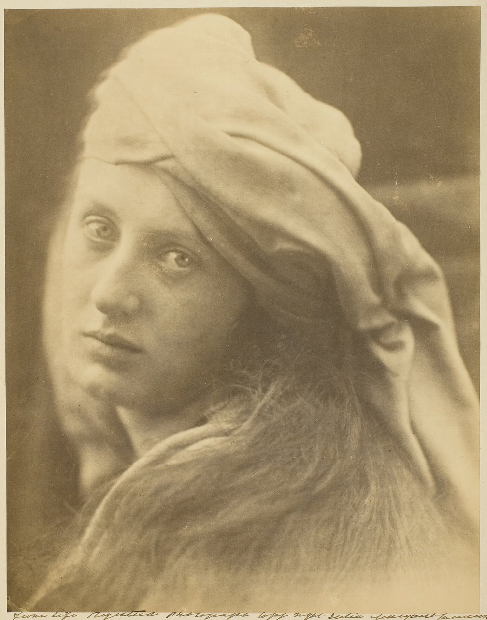 Tanulmány a Beatrice Cenciről, 1870. szeptember. alkotó: Julia Margaret Cameron