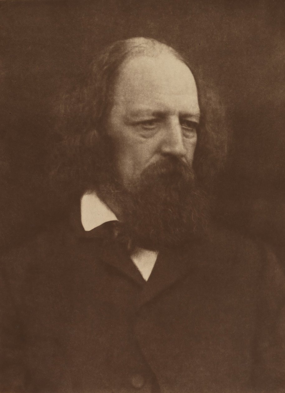 Alfred, Lord Tennyson, 1869, nyomtatva 1905. alkotó: Julia Margaret Cameron
