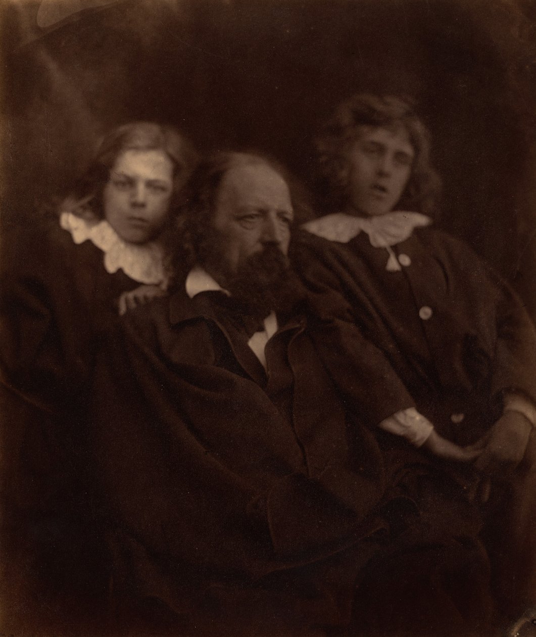 Alfred Tennyson a fiaival,1865 (fotó) alkotó: Julia Margaret Cameron