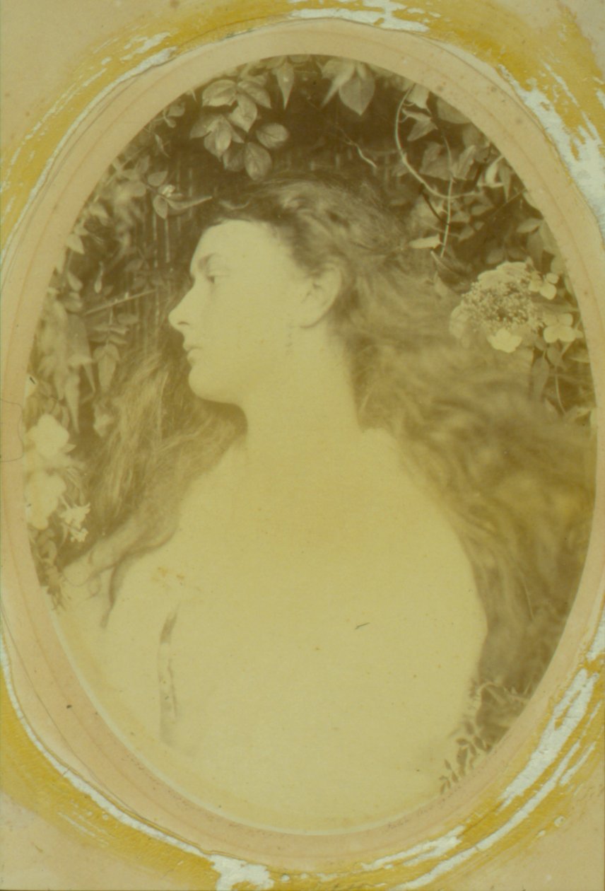 Althea (Alice Liddell), 1872 (albumnyomat) alkotó: Julia Margaret Cameron
