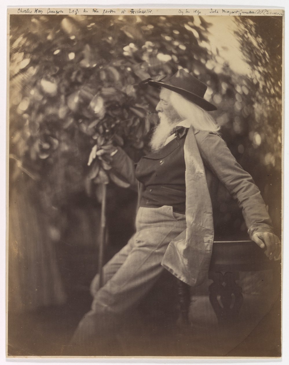 Charles Hay Cameron úr a freshwateri kertjében alkotó: Julia Margaret Cameron