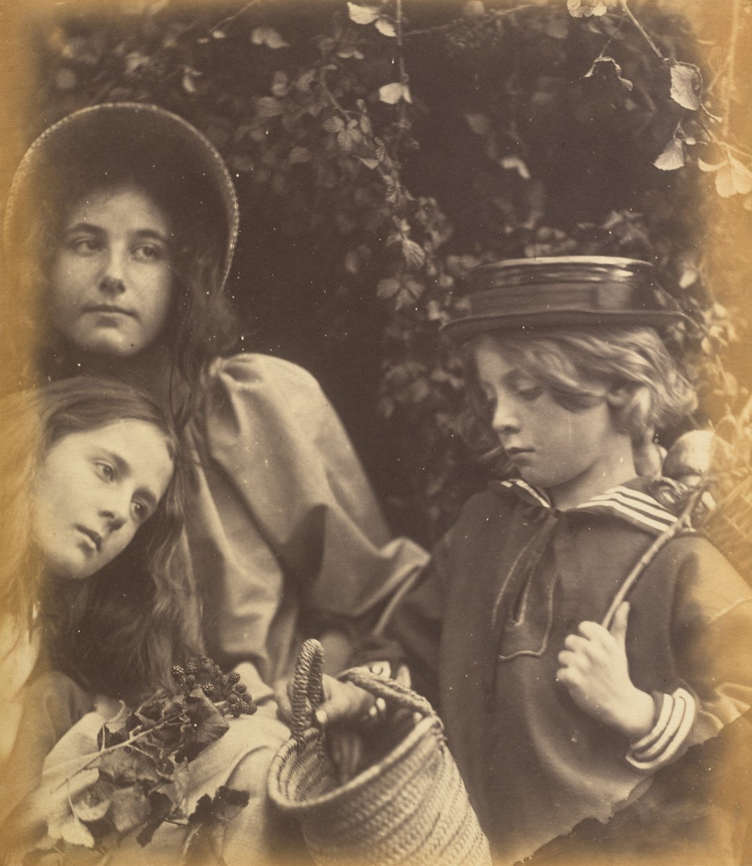 Elizabeth Keown, Kate Keown és Freddy Gould alkotó: Julia Margaret Cameron