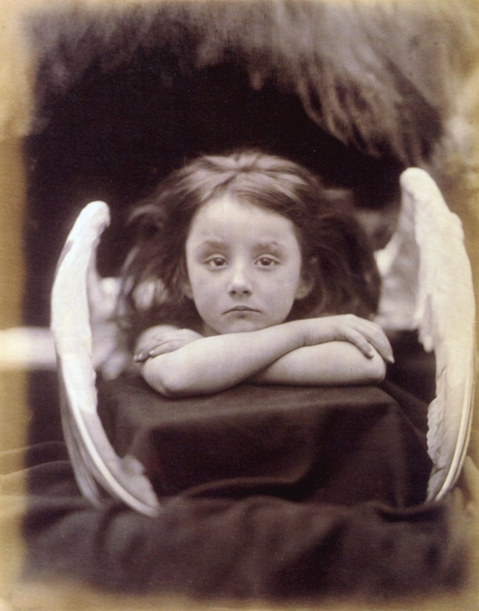Várok (Rachel Gurney mint angyal) alkotó: Julia Margaret Cameron