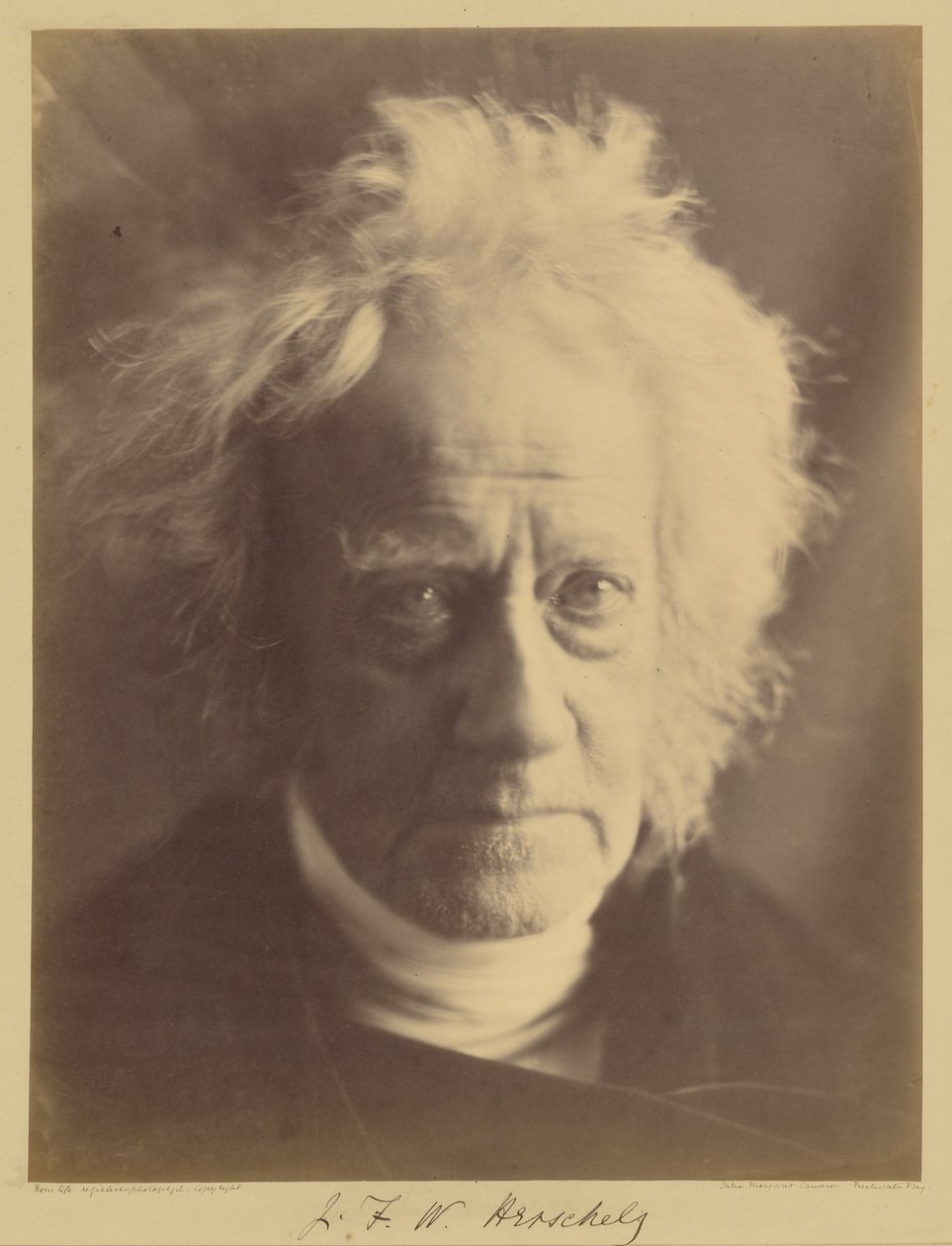 J.F.W. Herschel alkotó: Julia Margaret Cameron
