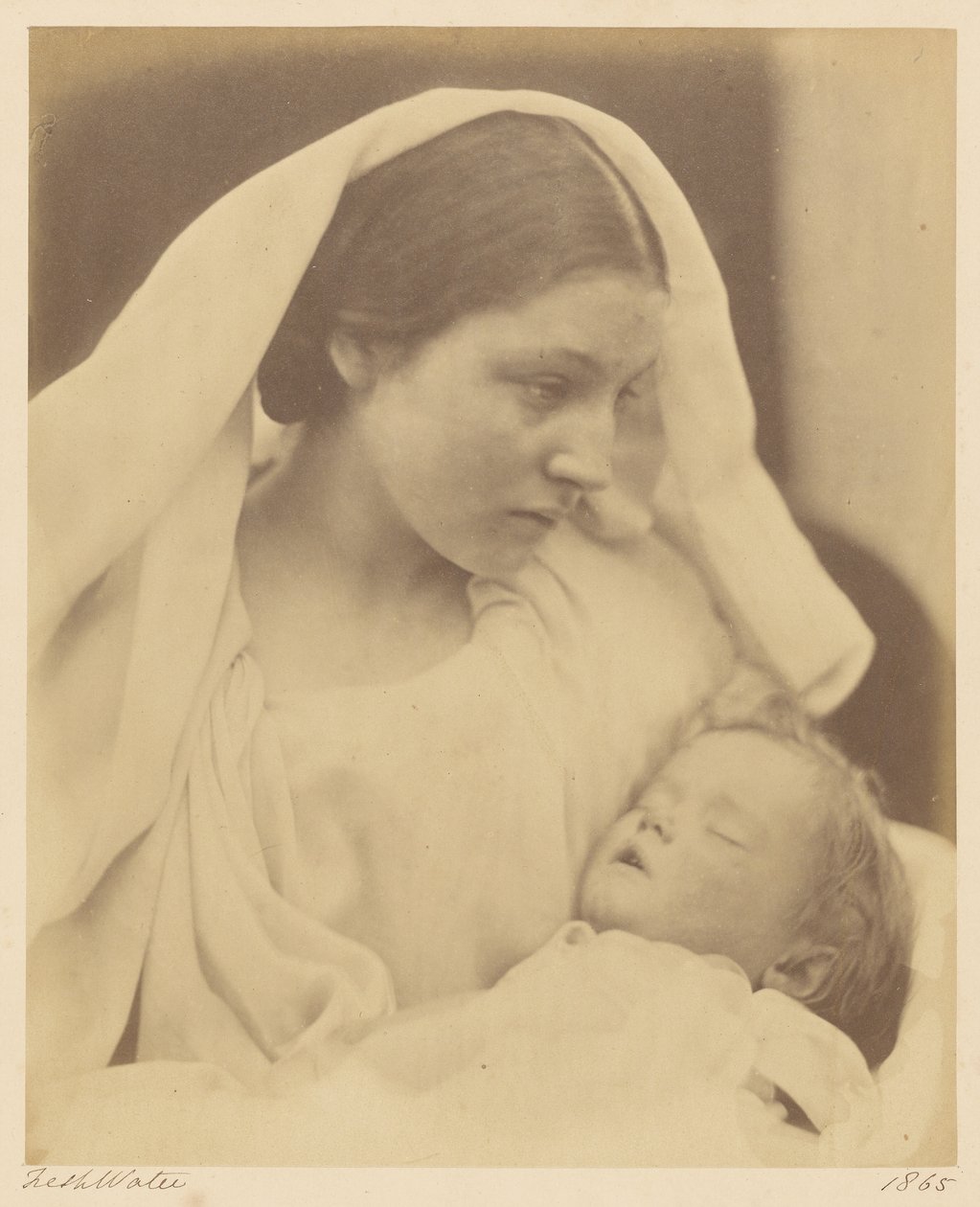 A pihenő Szűz Mária alkotó: Julia Margaret Cameron