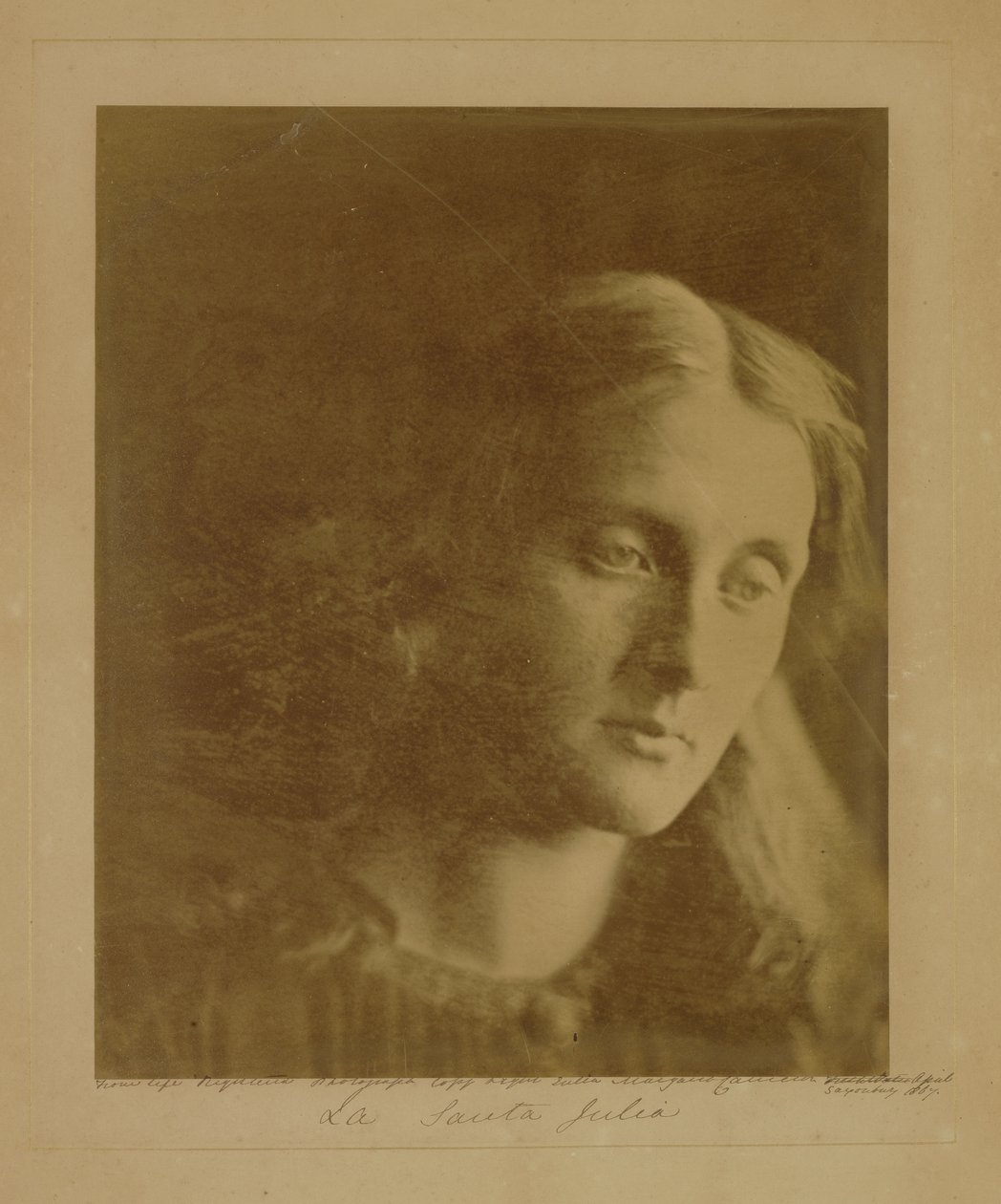 a szent Julia alkotó: Julia Margaret Cameron