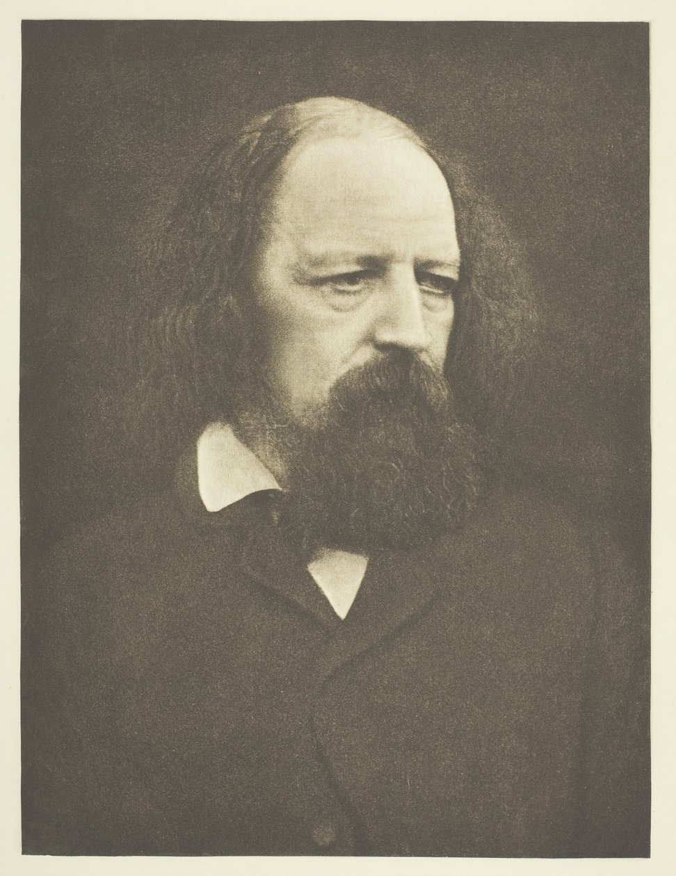 Lord Tennyson, 1867, nyomtatva 1890 októberében. alkotó: Julia Margaret Cameron