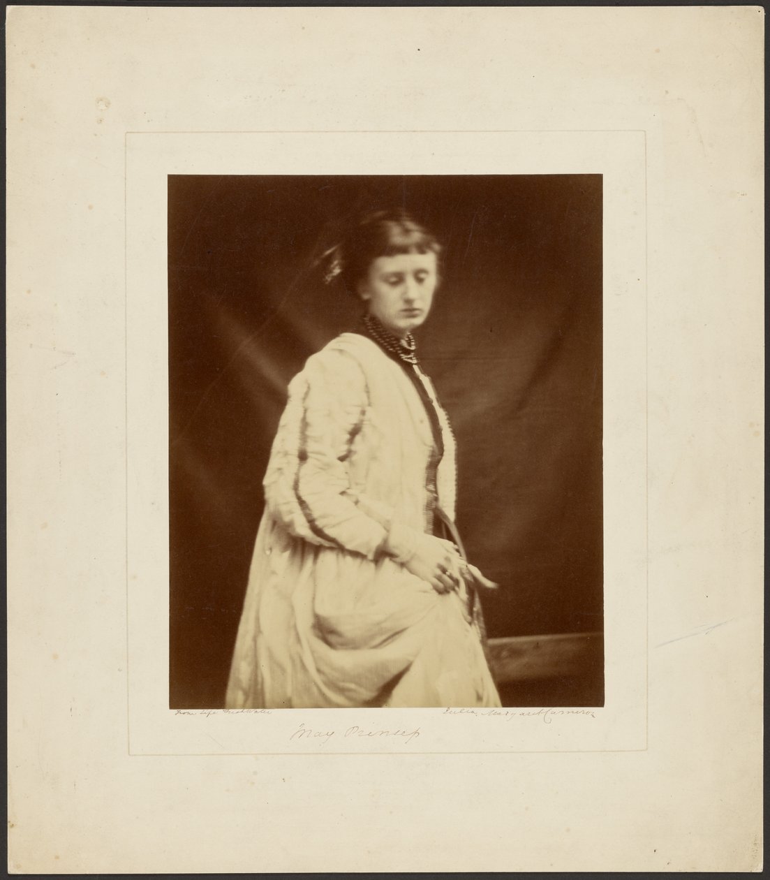 May Prinsep alkotó: Julia Margaret Cameron