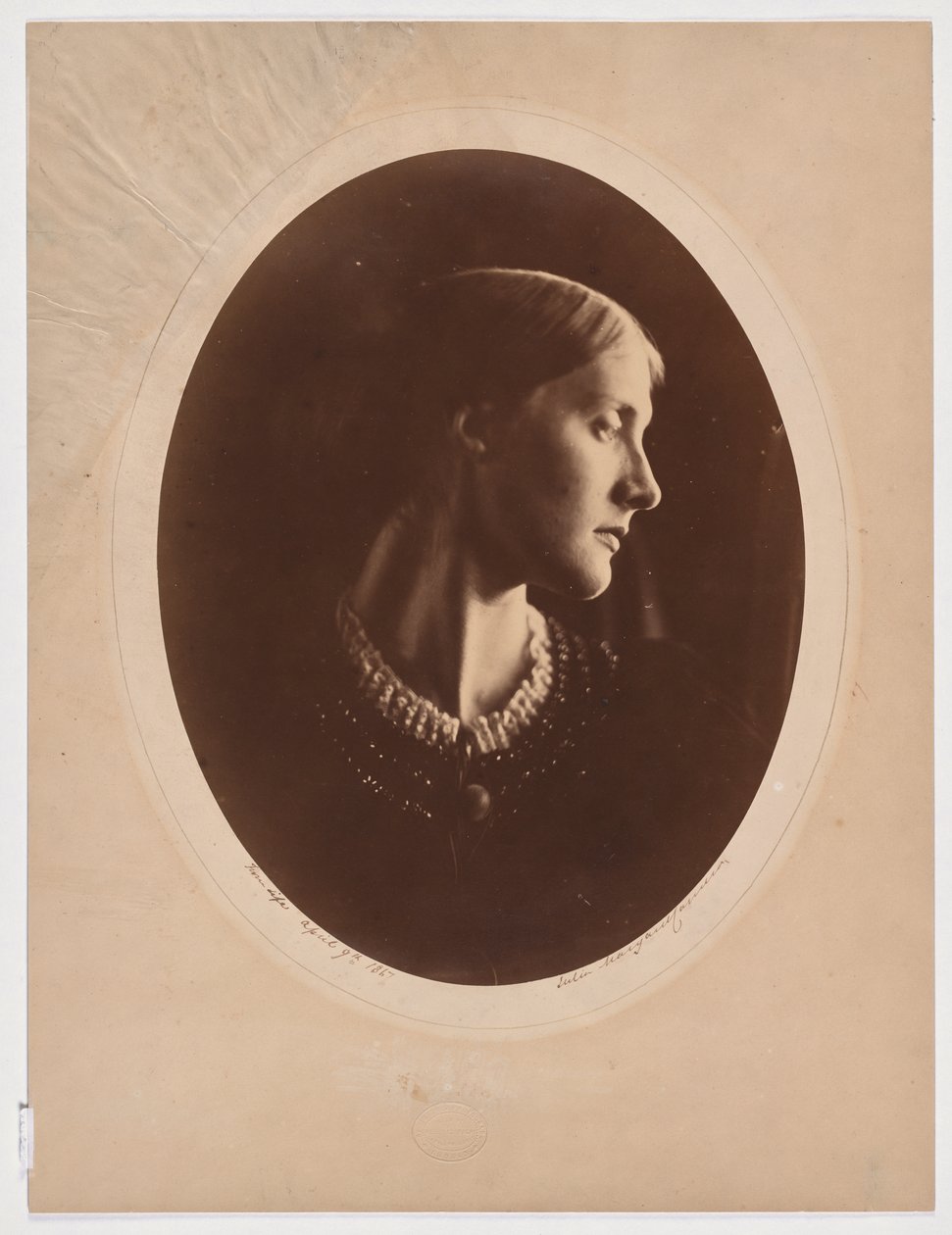 Herbert Duckworth asszony alkotó: Julia Margaret Cameron