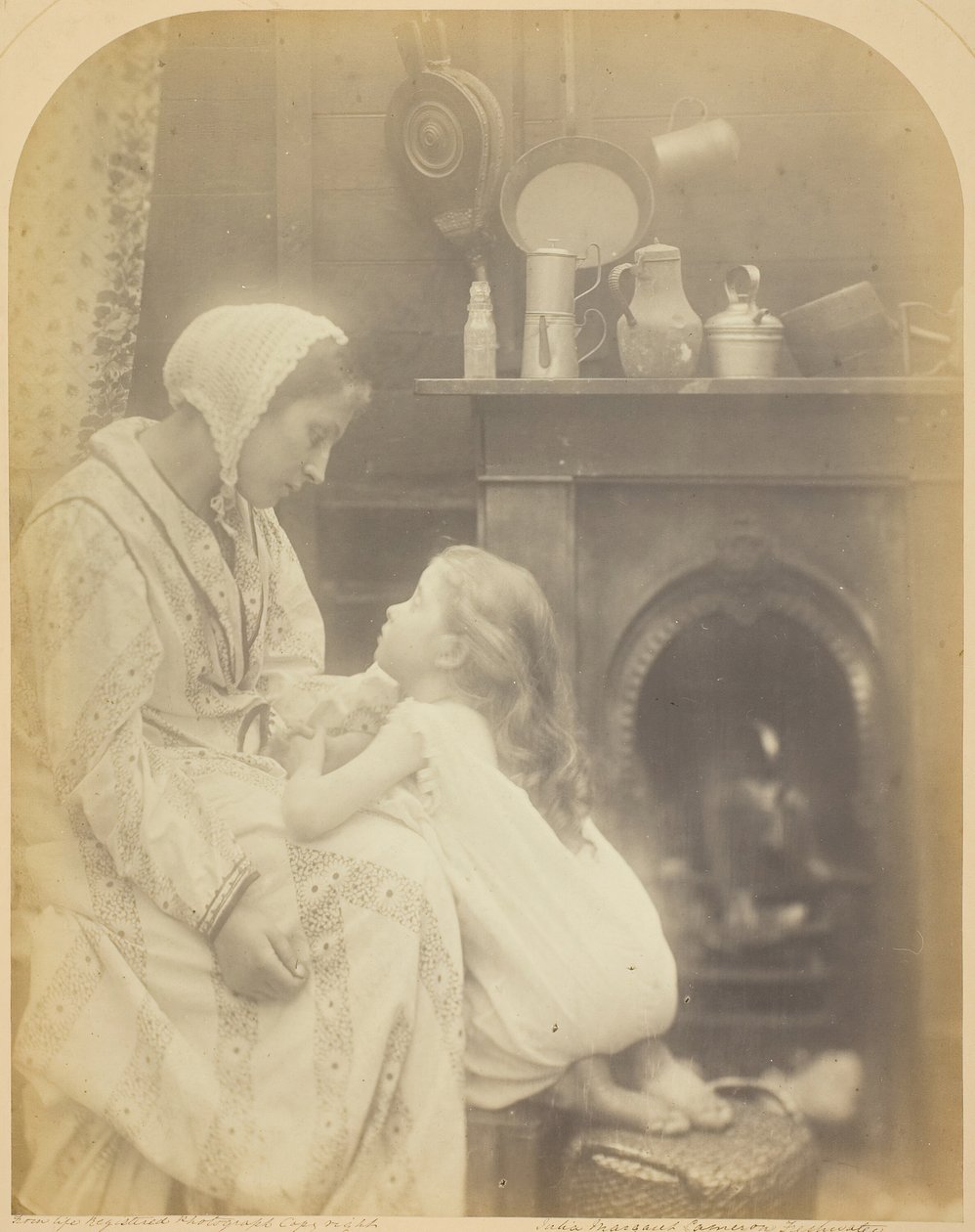 Mrs. Rachael Gurney Isten vigye haza Apát biztonságosan, Három halász vitorlázott..., c. 187274 alkotó: Julia Margaret Cameron