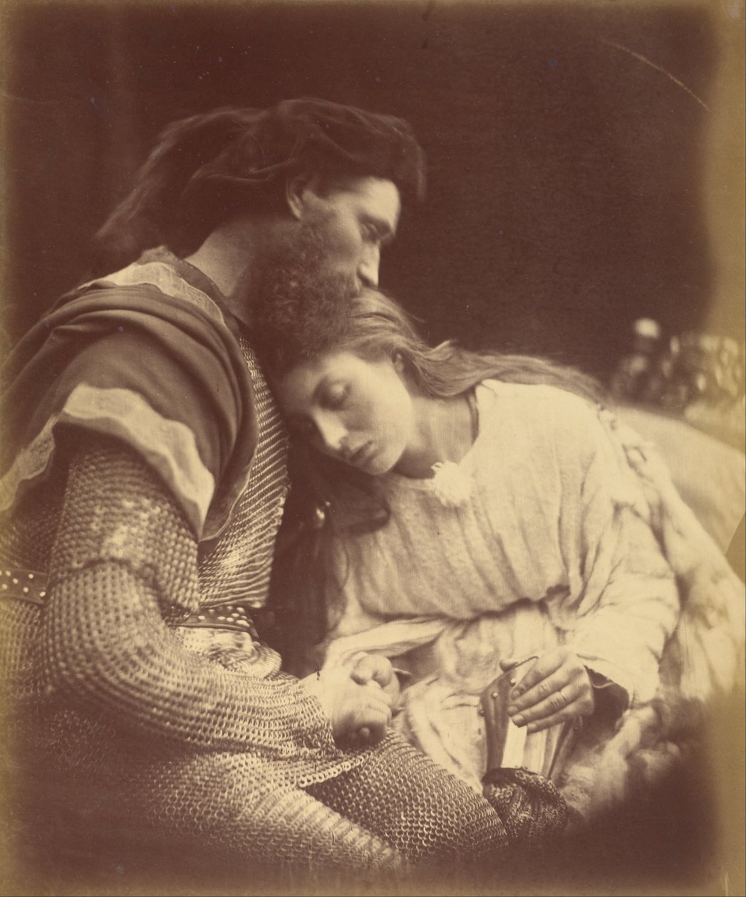 Sir Lancelot és Guinevere királynő elválása alkotó: Julia Margaret Cameron