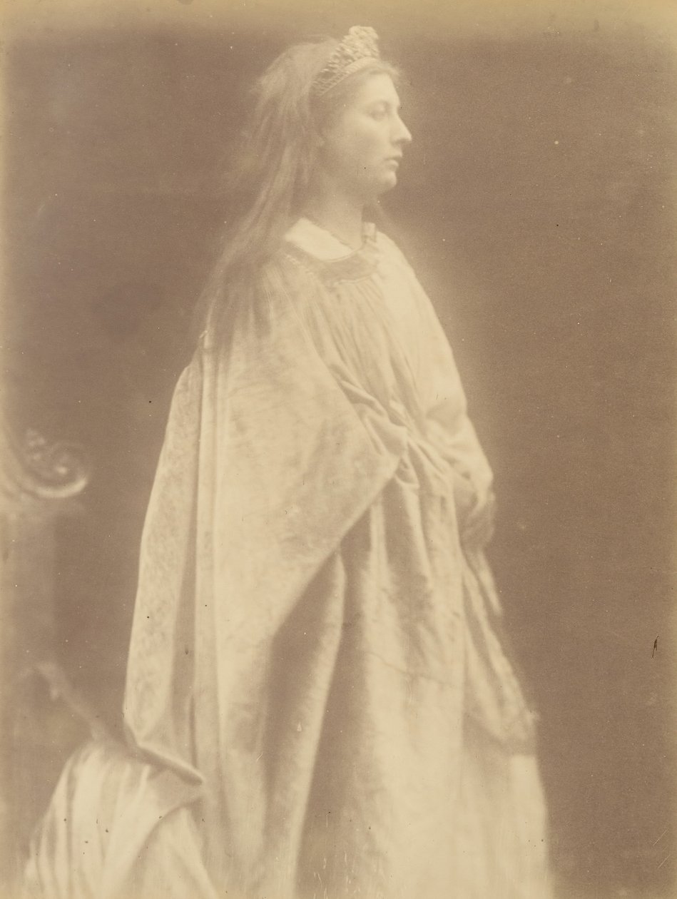 Guinevere királynő, 1874. alkotó: Julia Margaret Cameron