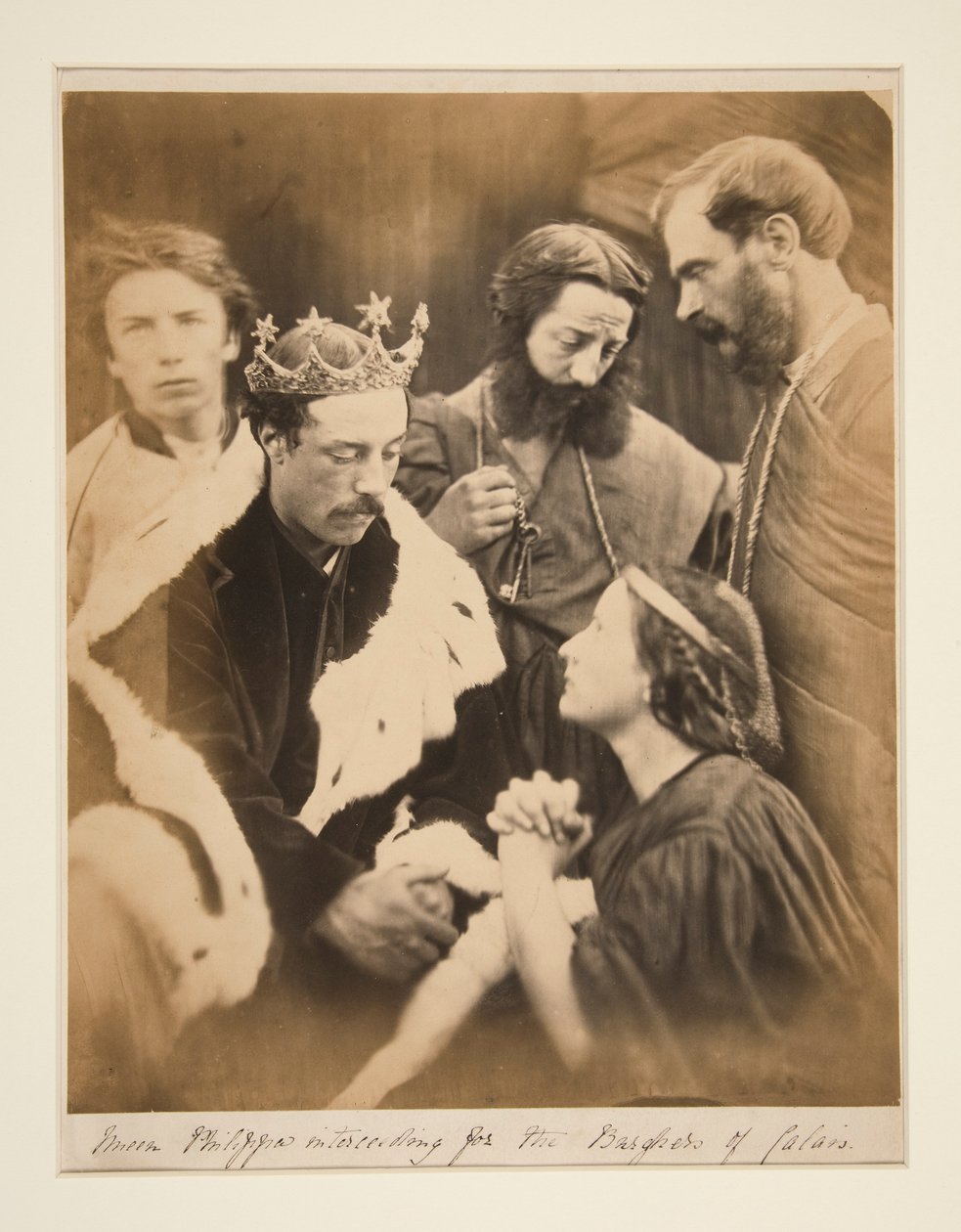 Fülöp királynő közbenjár a calais-i polgárokért alkotó: Julia Margaret Cameron