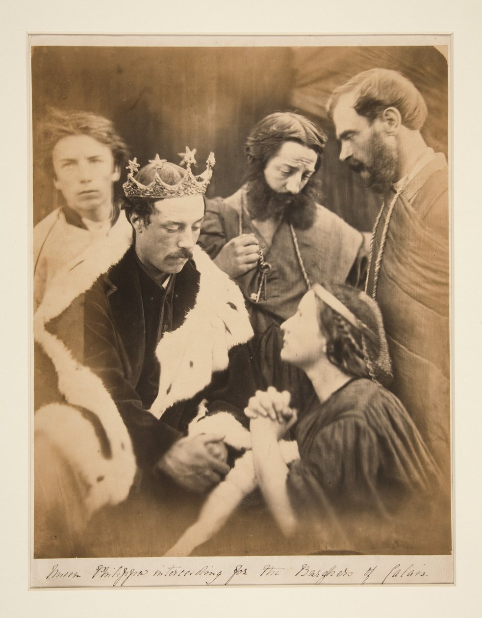 Philippa királyné közbenjár Calais polgáraiért alkotó: Julia Margaret Cameron