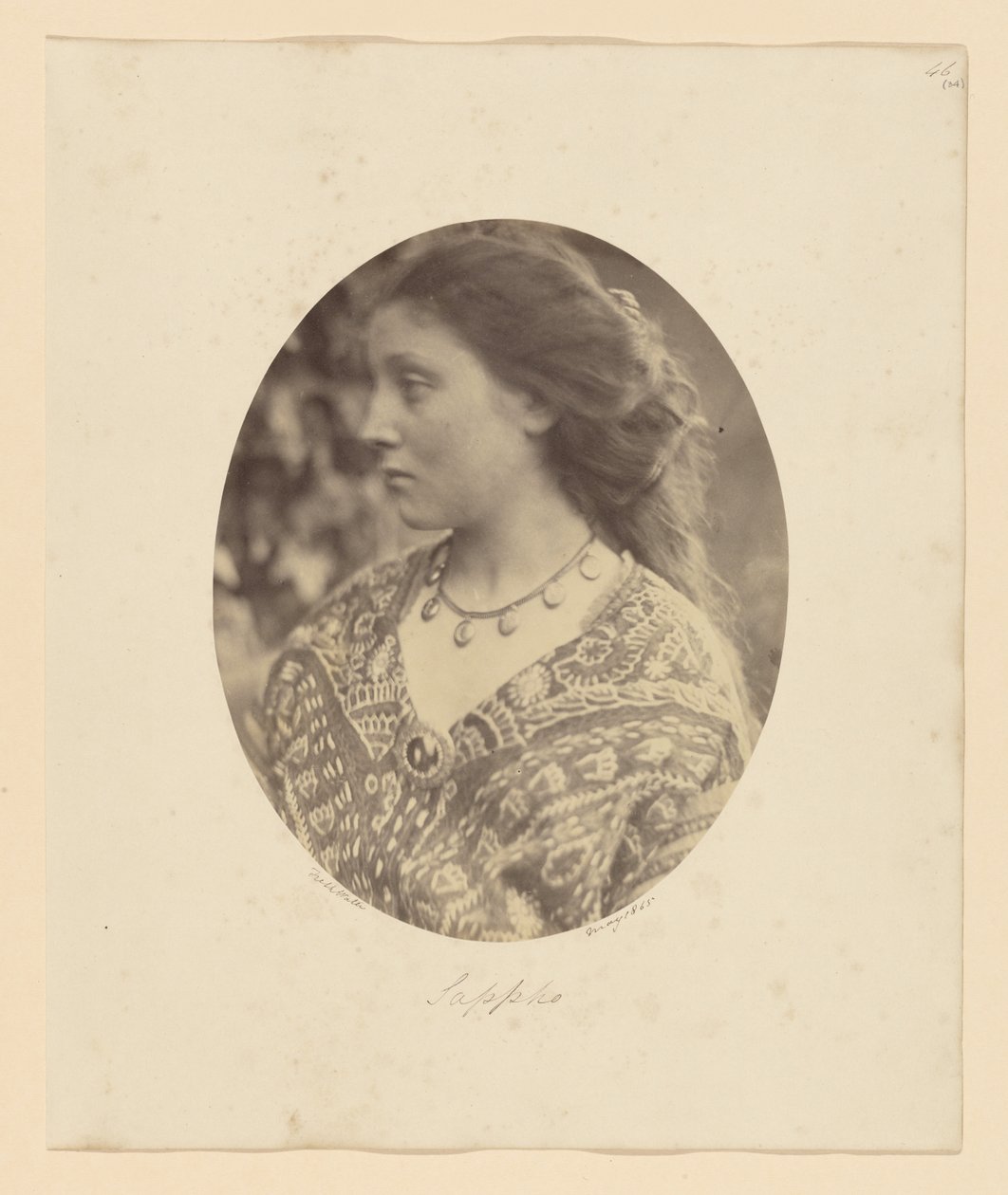Szapphó alkotó: Julia Margaret Cameron