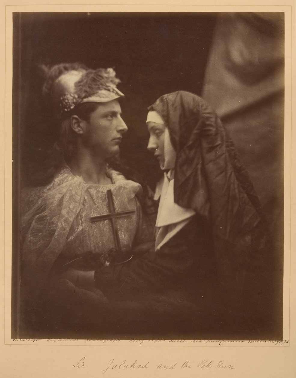 Sir Galahad és a sápadt apáca alkotó: Julia Margaret Cameron