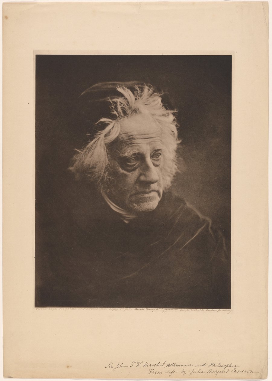Sir John F.W. Herschel alkotó: Julia Margaret Cameron