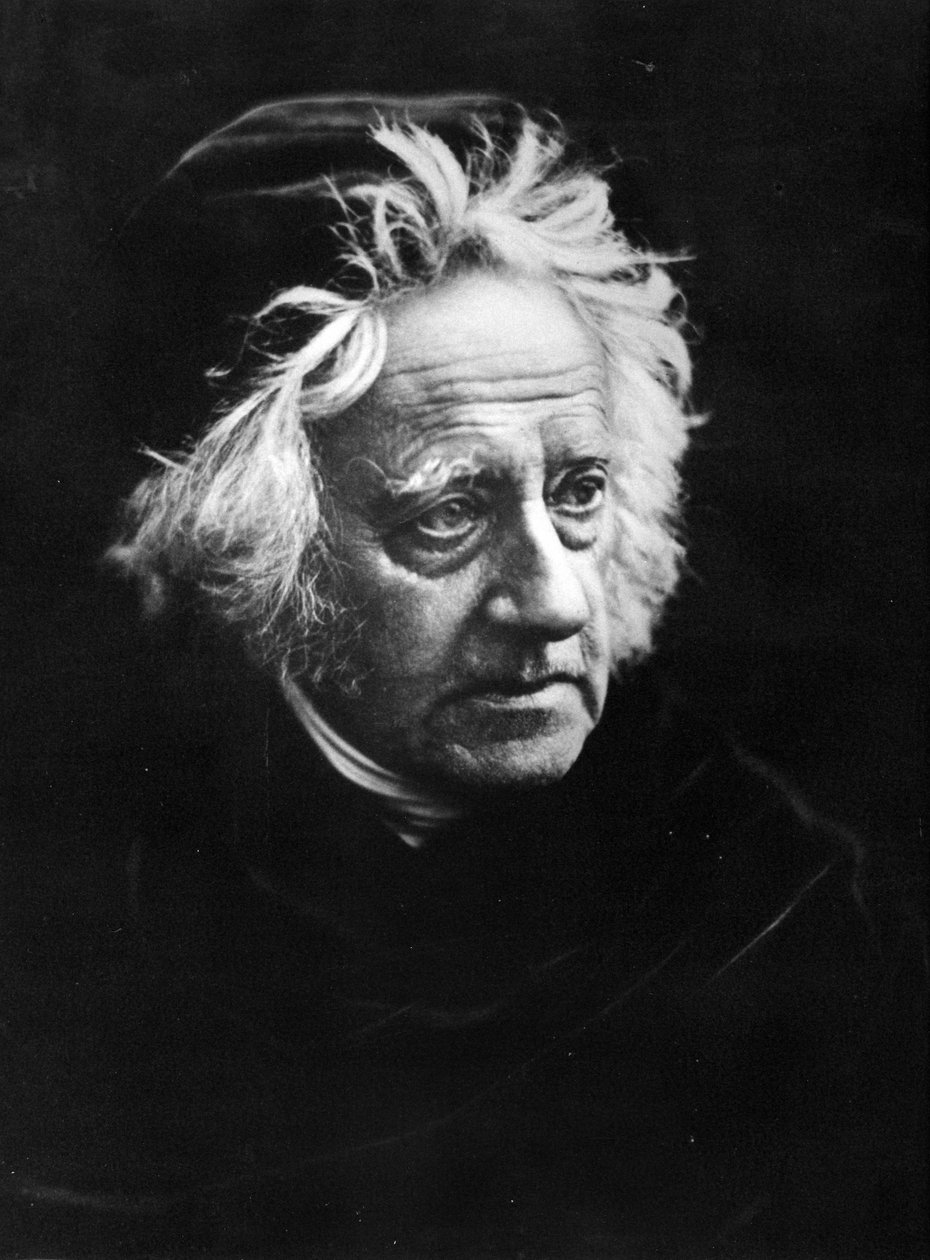 Sir John Frederick William Herschel, 1867 (albumnyomat) alkotó: Julia Margaret Cameron