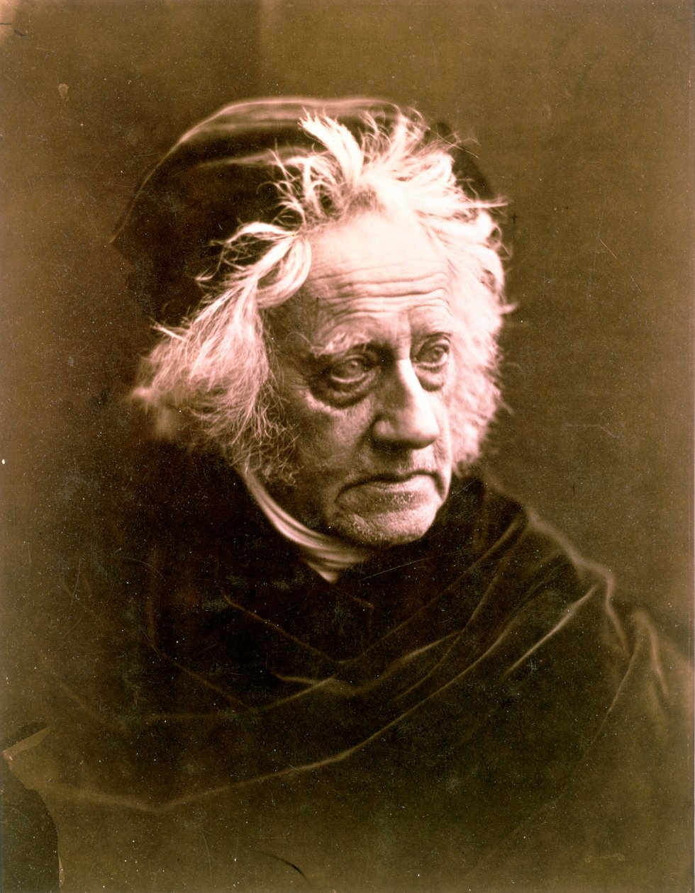 Sir John Frederick William Herschel brit csillagász, 1867 alkotó: Julia Margaret Cameron