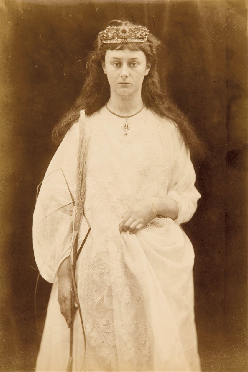 Szent Ágnes (Alice Liddell) alkotó: Julia Margaret Cameron