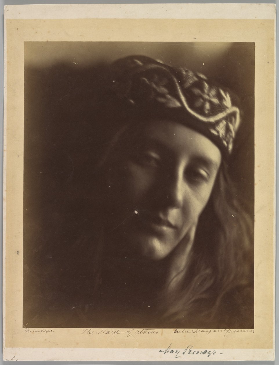 Az athéni leány (May Prinsep) alkotó: Julia Margaret Cameron