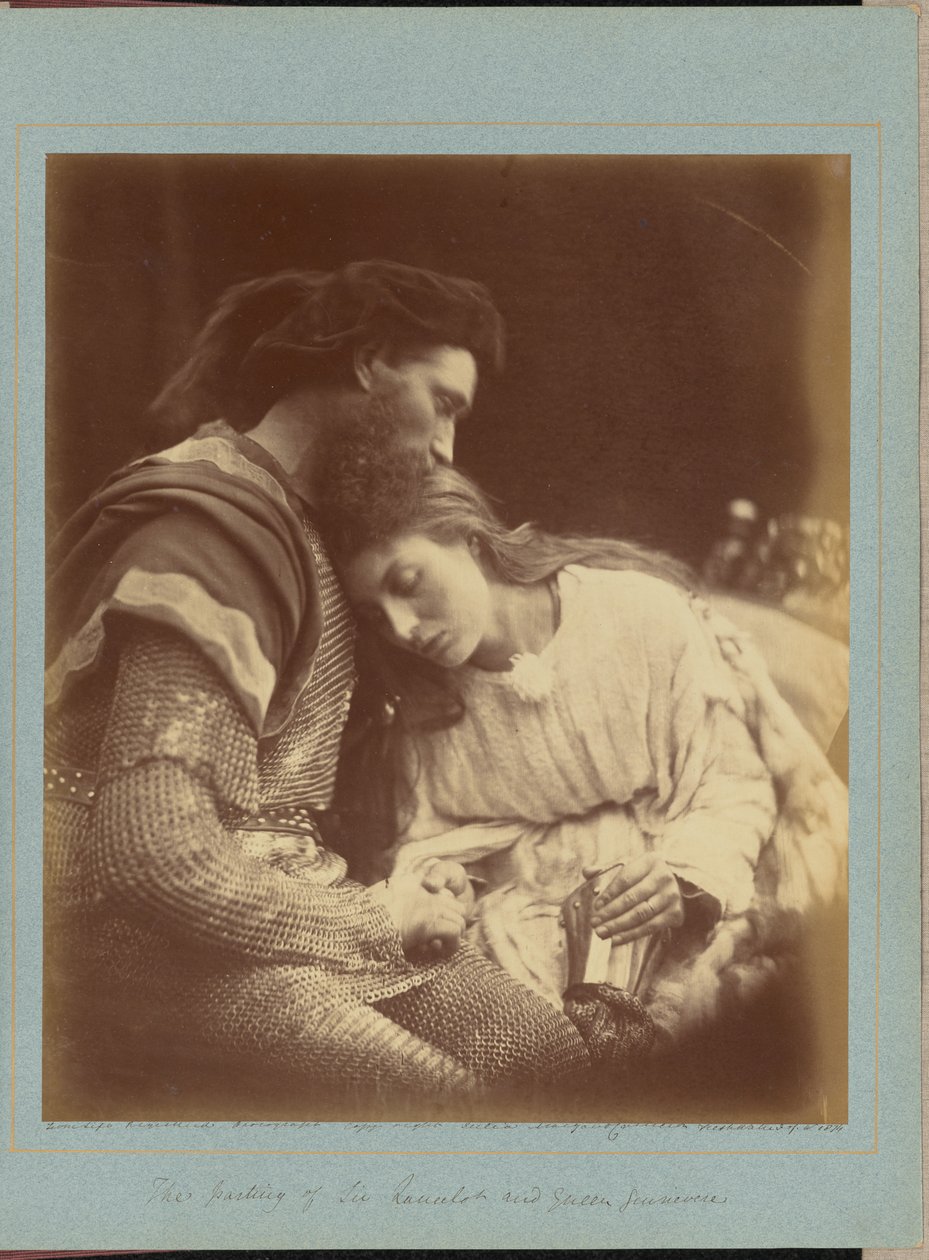 Sir Lancelot és Guinevere királyné búcsúja alkotó: Julia Margaret Cameron