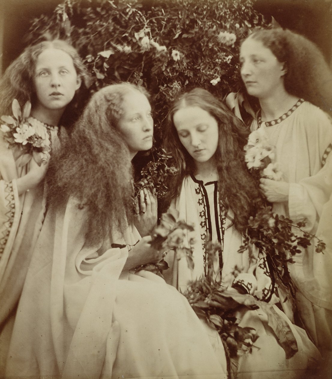 A lányok rózsabimbós kertje (albumnyomat) alkotó: Julia Margaret Cameron