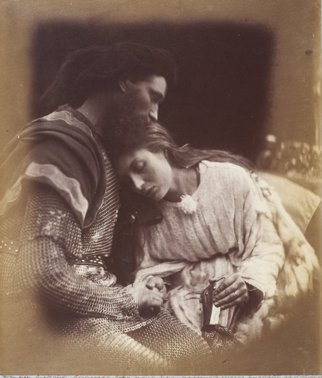 Sir Lancelot és Guinevere királynő búcsúja alkotó: Julia Margaret Cameron