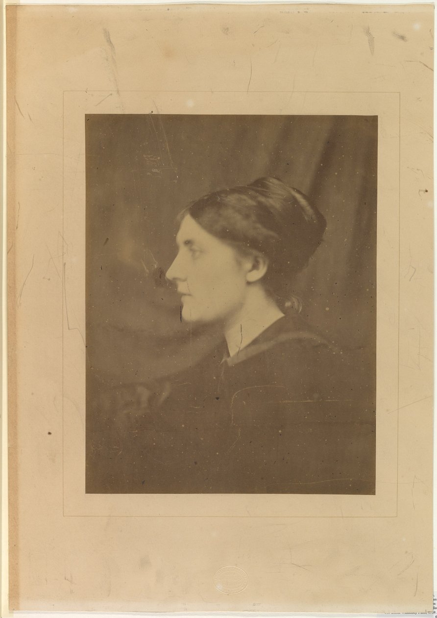 [Ismeretlen nő profilból] alkotó: Julia Margaret Cameron