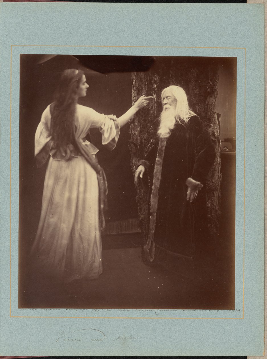Vivien és Merlin alkotó: Julia Margaret Cameron